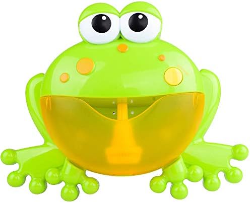 HKFV Bubble Machine Big Frogs Automatic Bubble Maker Blower Sound Music Bath Toy for Baby