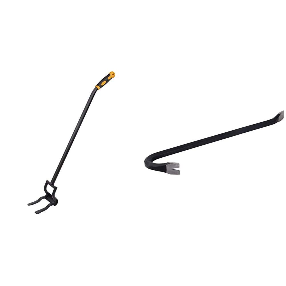 Roughneck ROU64640 Easy Use Demolition and Lifting Bar Useful for Wooden Pallets & ROU64418 Wrecking Bar 457mm (18in)