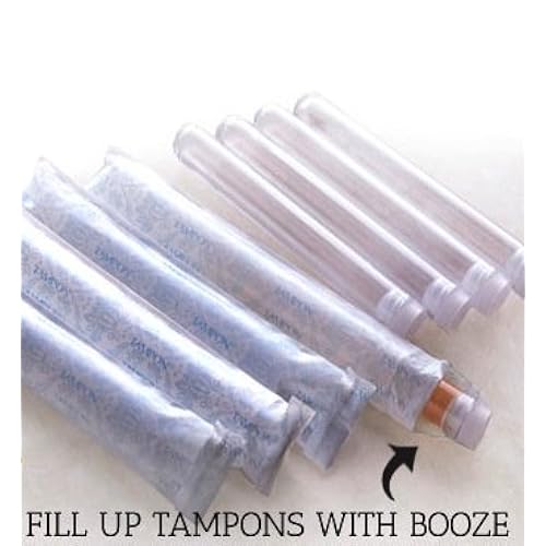 Flask - Hide Your Alcohol in Tampon Flasks (5-Pack) By Smuggle Your Booze Home & Kitchen, Kitchen & Dining, Dining & Entertaining, Bar Tools & Glasses, Flasks