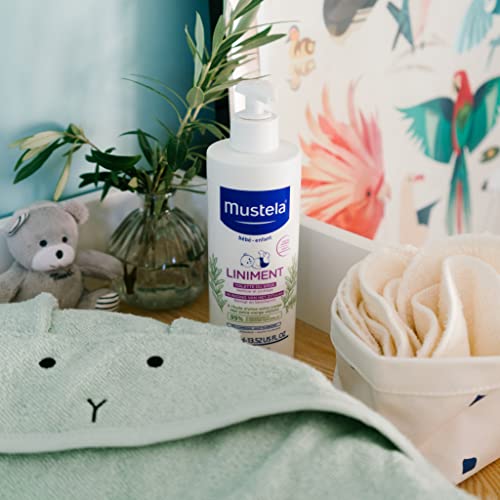 MUSTELA LINIMENT – NO-RINSE BABY CLEANSER FOR DIAPER CHANGE – WITH EXTRA VIRGIN OLIVE OIL – FRAGRANCE-FREE – 13.52 FL. OZ