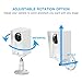 Compatible with Wyze Cam Pan Wall Mount, Weather Proof Anti-Sun Glare and UV Protection Outdoor/Indoor Adjustable Bracket with Protective Skin Case for Wyze Cam Pan 1080p Security Camera