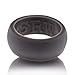 Flexible Silicone Wedding Ring for Active Men PREMIUM- Skin Safe, Tough & Stylish +