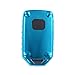 Qiaoba Smart Premium TPU Fall Car Key Soft Plating Protection Shell Case Cover,Key Fob Case for Accord Civic CRV Pilot Odyssey(Blue)