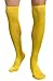 Aniwon Long High Over Knee Mens Soccer Basketball Athletic Socks Dry Fast,Medium,Yellow