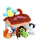 Plush Pet Friends Animal Sound Toys with Carrier | Plush Animal Toy Baby Gift | Toddler Gift