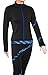 NY2 SPORTSWEAR Figure Skating Polartec Polar Fleece Spiral Jacket (Lighting Foil Blue, Adult Small)