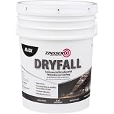 Zinsser DryFall Flat Black Water-Based Dryfall Waterbone Coating Interior 5 gal