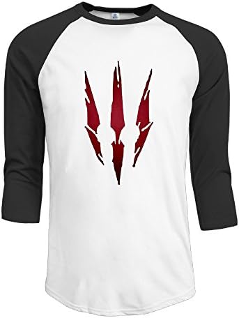 Men's The Witcher 3: Wild Hunt Logo Baseball Tee Classical Graphic T Shirts