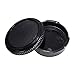CamDesign Rear Lens Cap and Body Cap Set for Canon FD lenses, fits FL, original FD, and new FD lenses with camera Canon F-1, FTb, FTbn, EF, TLb, TX, F-1n, AE-1, AT-1, A-1, AV-1, New F-1, AE-1 Program, AL-1,T50, T70, T80, T90, T60 + CamDesign Wristband Lens Focus Ring
