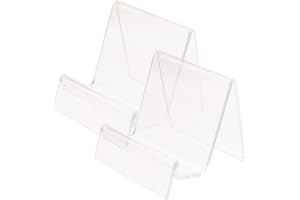 MAGICLULU 2pcs Acrylic Wallet Display Stand Purse Organizer Single Layer Rack Tabletop Display Rack