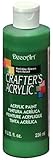 DecoArt DCA04-9 Crafters Acrylic, 8-Ounce, Holiday Green