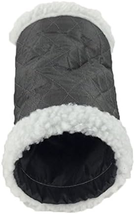 Black Small Animal Single Tunnel Warm Grey Durable Sleeping Bag Suitable for Hamster, Hedgehog, Chinchilla