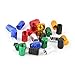 GODESON Black Aluminum Tire Valve Stem Cap with Hexgon Style, 4 Pcs/Set, Aluminum Tire Wheel Stem Air Valve Caps for Auto Car Motorcycle Bicycle