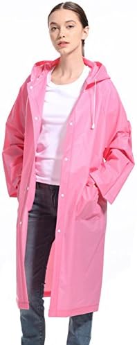 LvDD Raincoat Durable EVA Rain Cape Unisex Men Women Rain Poncho with Hat Hood for Outdoor Travel