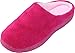 LUXEHOME Womens Slip On Indoor/Outdoor Coral Fleece Footwear/Slippers (6.5/7.5 US, Rose Red)