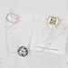 Glass Fridge Magnets Round White Marble Refrigerator Magnets for Decoration, Dry Erase Board, Whiteboard Calendar Maps, 30mm(1.18