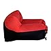 EasyGo Products Woohoo 2.0 Giant Inflatable Lounger Chair with Carry Bag, Red Chair