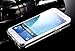 for Samsung Galaxy A8 Case,Gravydeals Luxury Hybrid Plating Mirror Effected Hard PC Back Cover with Premium Aluminum Metal Frame Light Composite Case (Silver)
