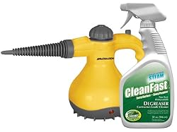 See McCulloch MC1226A Handheld Steam Cleaner with 32-Ounce Bottle of CleanFast Degreaser Details