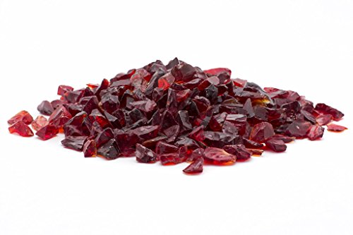 Dragon glass 10 lb. red landscape glass 1/4"