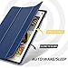 MoKo Case Fit Samsung Galaxy Tab S5e 2019, Ultra Thin Slim Shell Trifold Stand Cover with Frosted Back with Auto Wake & Sleep for Galaxy Tab S5e SM-T720/SM-T725 2019 Tablet - Navy Blue