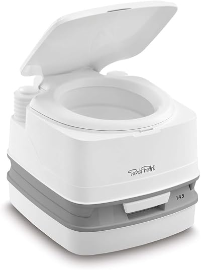 Thetford Porta Potti 145 Portable Toilet White Grey 330 x 383 x 427 mm