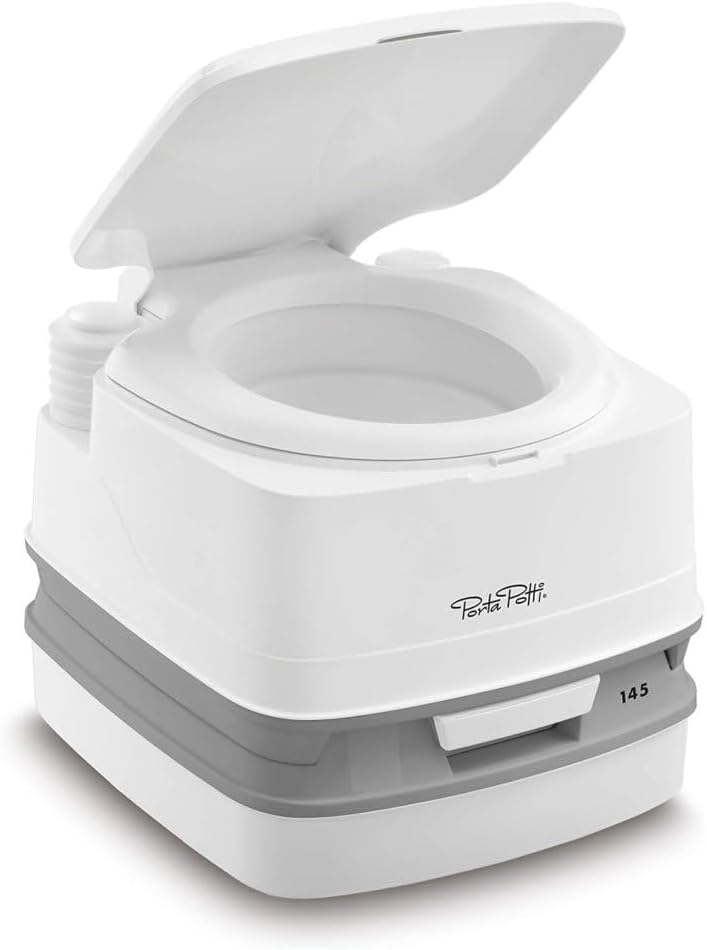 Thetford Porta Potti 145 Portable Toilet White Grey 330 x 383 x 427 mm