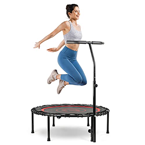 Pelpo Folding Mini Trampoline, Exercise Trampoline with Adjustable