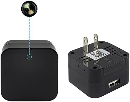 dBass Mini WIFI Spy Camera USB Adapter 1080P Hidden Cam with Motion Detection for Nanny, Home Surveillance and Security