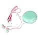 Green In-Ear Earphone with Cute Colorful Storage Box