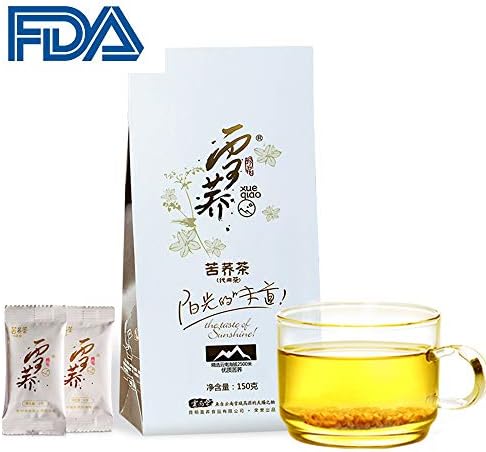 Buckwheat Tea 150g-100% Organic and Roasted-Detoxifying， Chinese Specialty Tatary Mugicha-Aromatic-Delicious-Aromatic，Wholewheat barley tea for Healthy Drinks