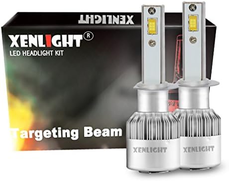 Xenlight H1 LED Headlight Bulb-6000K 80W 8000Lm-Targeting Beam-Cool White- 2 of set -2 Yr Warranty