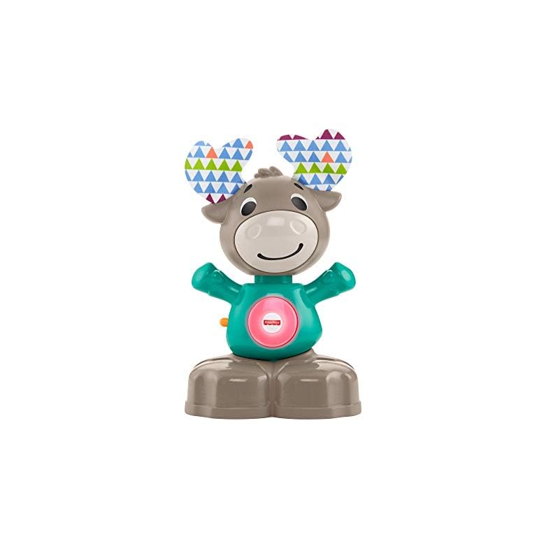 Fisher-Price Linkimals Musical Moose – Interactive Educational Toy with Music and Lights for Baby Ages 9 Months & Up