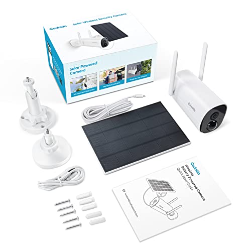 Codnida Solar Security Cameras Wireless Outdoor Outdoor Security Camera