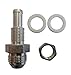 -8AN Male Flare Bulkhead To 3/8 Hose Barb Fuel Tank Fitting