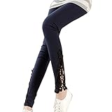 Hot Sale!Women Leggings,Canserin Women's Fashion Triangle Side Lace Crochet Leggings Pants