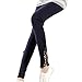 Hot Sale!Women Leggings,Canserin Women's Fashion Triangle Side Lace Crochet Leggings Pants
