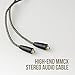 MEE audio MMCX High-Fidelity Silver-Plated OFC Stereo Audio Cable for Pinnacle P1 in-ear headphones (Zinc) (New Version)