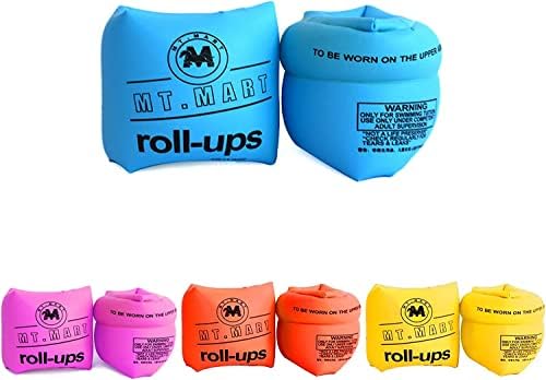 Zutesu 8 Pack Swim Arm Bands,Swimming Inflatable Armbands Arm Rings ...
