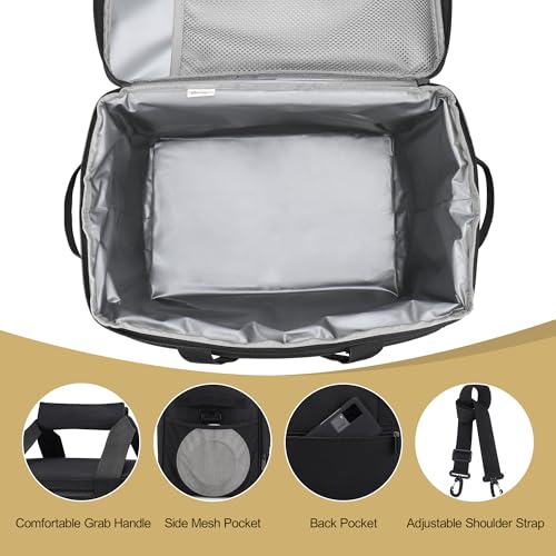 Youngoa Bolsa Termica 30 litros, Nevera Portatil Playa Grande Impermeable, Bolso Isotermica Plegable Prueba de Fugas para Picnic/Camping