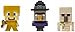 Minecraft Collectible Figures Witch, Steve in Gold Armor & Iron Golem 3-Pack, Series 1