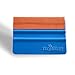TECKWRAP Durable Felt Edge Squeegee 4 Inch for Car Squeegee Vinyl Decals Blue 4 pcs (with Orange Felt Edge)