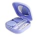 Ownsig Cute Pocket Mini Contact Lens Case Travel Kit Easy Carry Mirror Container Holder (Purple)