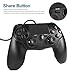 Pekyok SW33 Wired Controller for PS4, Gamepad Controller Dual Vibration Shock Joystick for Playstation 4 with 2m Cable(Third-Party Product)thumb 4