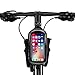 Potok Bicycle Phone Mount Bag, Waterproof Front Frame Bike Bags Sensitive Touch Screen Large Capacity Sun Visor Top Tube Bike Bag Compatible with iPhone Xs Max/ 8Plus, Galaxy Note 9