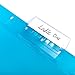 Favide 160 Sets Insertable Plastic Tabs Hanging Folder Tabs for Quick Identification of Hanging Files, Easy to Read, 2 Inch Hanging File Inserts