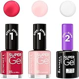 Rimmel Super Gel Top Coat 12ml Long-Lasting Gel-Like Manicure view 7