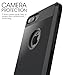 iPhone 7 Plus Case , Rhidon Slim Tough Shockproof Case fit for iPhone 7 Plus Hard Rugged Ultra Protective Back Rubber Cover with Dual Layer Impact Protection for iPhone 7 Plus (Black)