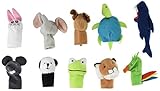 IKEA Titta Djur 10 pc Animal Finger Puppet Set