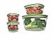 Rubbermaid 7J93 Produce Saver Square Food Storage Containers Set of 8